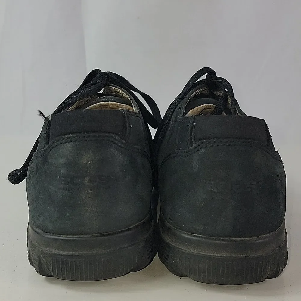Bogs Eugene Black‎ Leather Waterproof Lace Up Mens Low Top Shoes